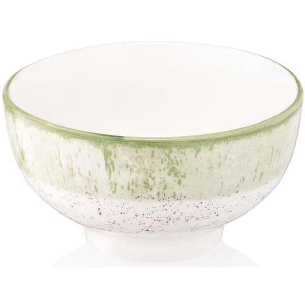 Салатник ARDESTO Siena, 11.5см, порцеляна, біло-зелений