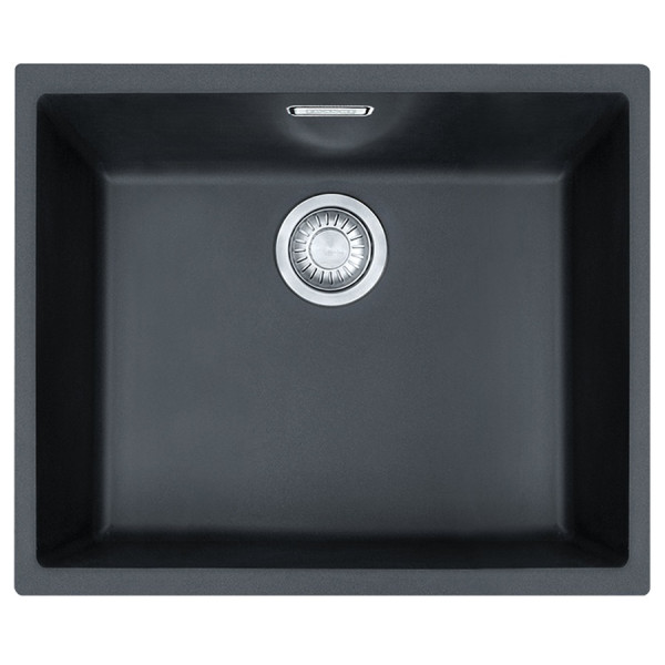 Мийка кухонна Franke Sirius, тектонайт, прямокутник, без крила, 525х440х200мм, чаша - 1, врізна, SID 110-50 , чорний