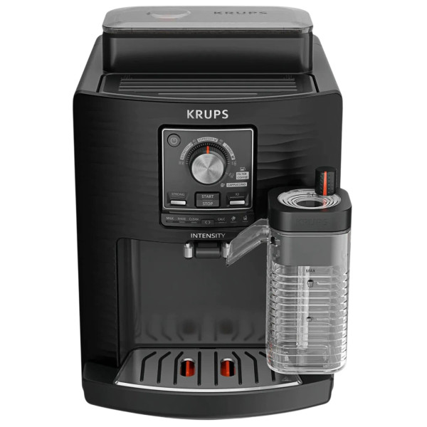 Кавомашина Krups Intensity Milk 1.7л, зерно, автомат.капучинатор, авторецептів - 4, чорний