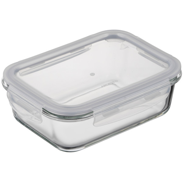Контейнер для зберігання харчових продуктів ARDESTO Gemini 1.06л, боросилікатне скло, пластик, прямокутний, прозорий