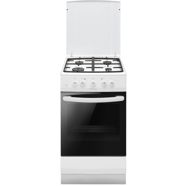 Плита Hansa газова, 56л, 50x60см, чавун, білий