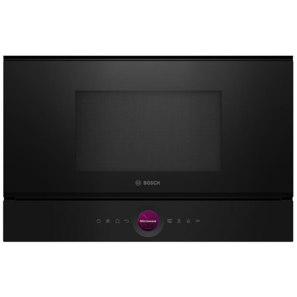 Мікрохвильова піч Bosch вбудована, 21л, електр. керув., 900Вт, дисплей, чорний