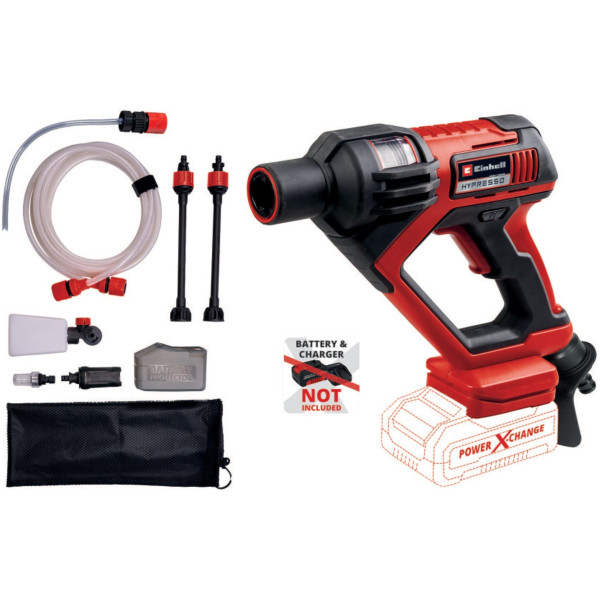 Мийка акумуляторна Einhell HYPRESSO 18/24-1 Li - Solo PXC 18В до 24бар 240л/хв самовсмоктування 2.1кг без АКБ та ЗП