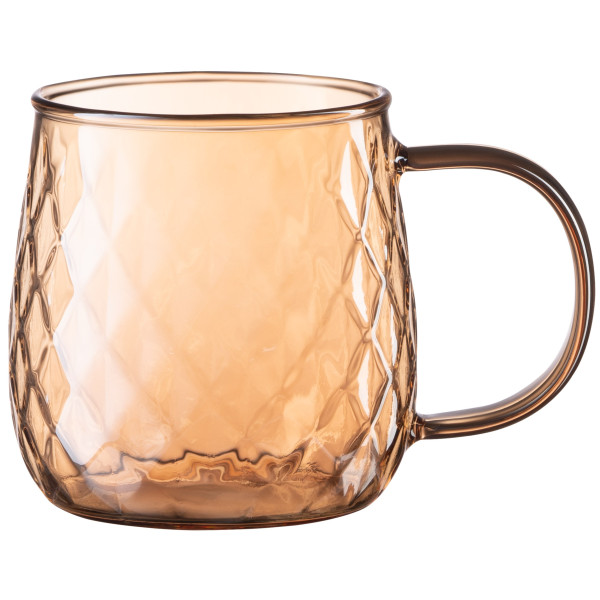 Набір чашок ARDESTO Golden Moon, 350мл, 2шт, боросилікатне скло, золотистий