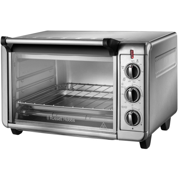 Піч електрична Russell Hobbs Air Fry Mini Oven, 12.6л, 1500Вт, механіч., гриль, конвенція, сіра