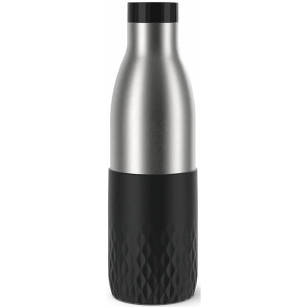 Термопляшка Tefal Bludrop, 700мл, нержавіюча сталь, чорний