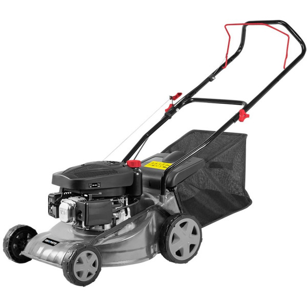 Газонокосарка бензинова GRAPHITE 1.8к.с. 40см 45л 25-65мм 19.5кг