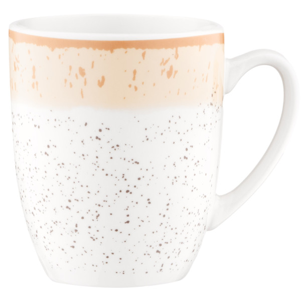 Чашка ARDESTO Siena, 360мл, порцеляна, біло-жовтий