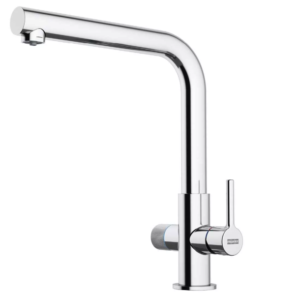 Змішувач для кухні Franke Lina L Clear Water 2.0, довж.виливу - 254 мм, поворотний, 1 важіль , хром