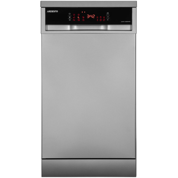 Посудомийна машина ARDESTO, 10компл., А++, 45см, дисплей, гігієн.обробка, сріблястий