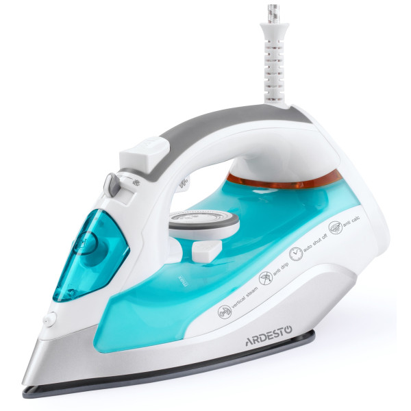 Праска ARDESTO IR-C2228-TQ, 2200Вт, 280мл, паровий удар-100гр, керам. підошва, голубий
