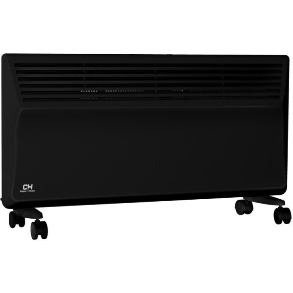 Конвектор Cooper&Hunter, 25м2, 2000Вт, електр. упр-ння, закр. нагрів. елемент, IP24, чорний