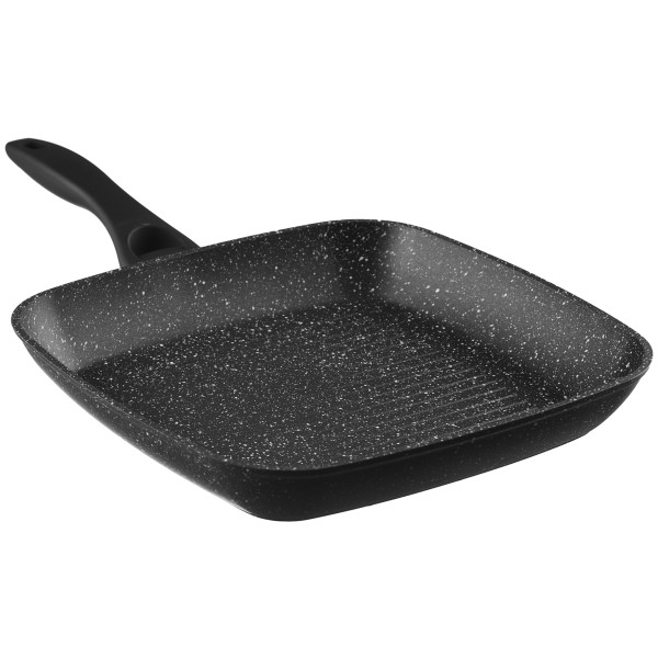 Сковорода гриль ARDESTO Gemini Gussola, 28см, алюміній, чорний