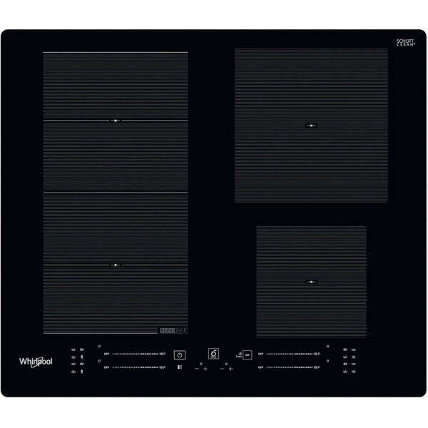 Варильна поверхня Whirlpool індукційна, 60см, розширена зона, чорний