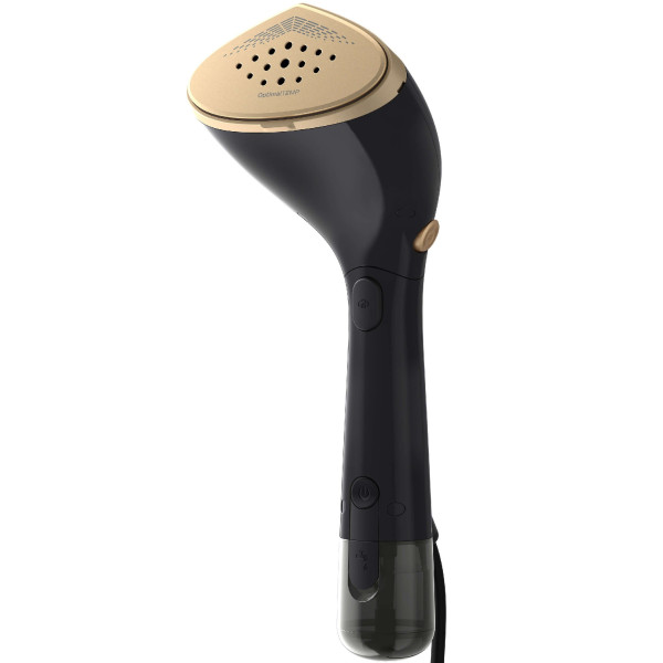 Відпарювач PHILIPS компактний, 1500Вт, 100 и 200мл, постійна пара - 28гр, керам. підошва, чорний