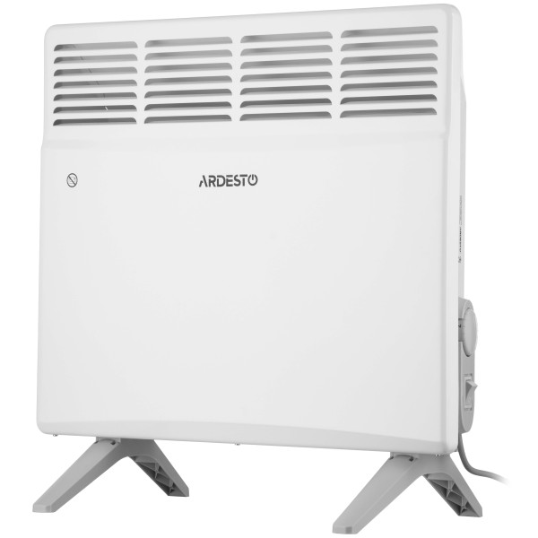 Конвектор ARDESTO, 10м2, 1000Вт, мех. упр-ння, відкритий нагрів. елемент, білий