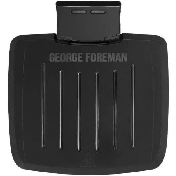 Гриль George Foreman прижимний Immersa Small, 1100Вт, темп. режимів-1, з`ємні пластини, метал, пластик, чорний
