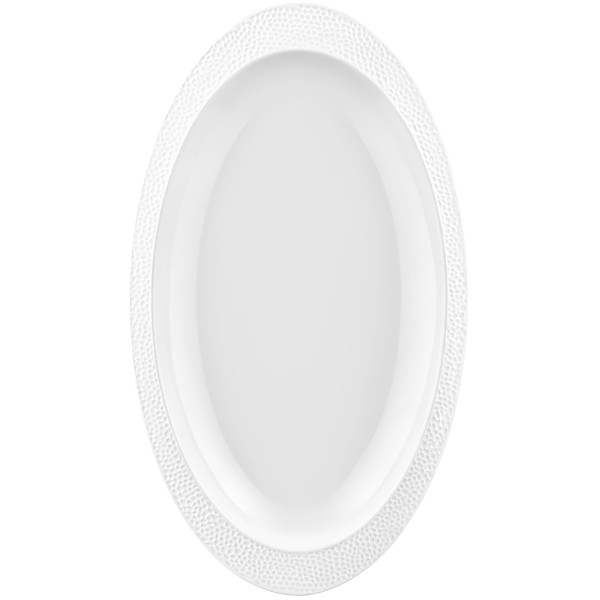 Блюдо ARDESTO Ancona, 27.2х15.7х2.5см, порцеляна, овальна, білий