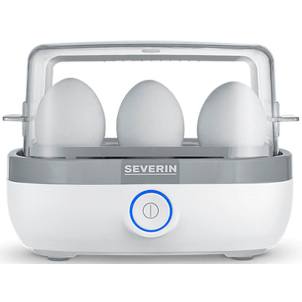 Яйцеварка Severin 420Вт, електр. керування , на 6 яєць, звуков., сигнал, пластик, білий
