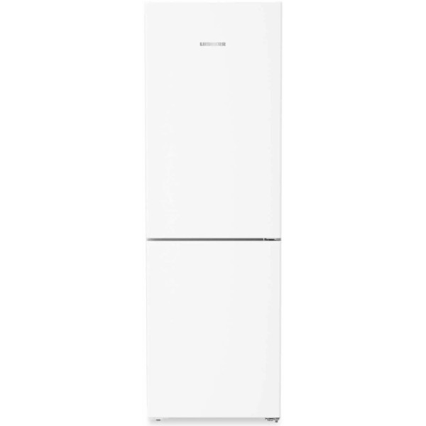 Холодильник Liebherr з нижн. мороз., 186x60x68, холод.від.-255л, мороз.отд.-94л, 2дв., D, NF, диспл внутр., білий