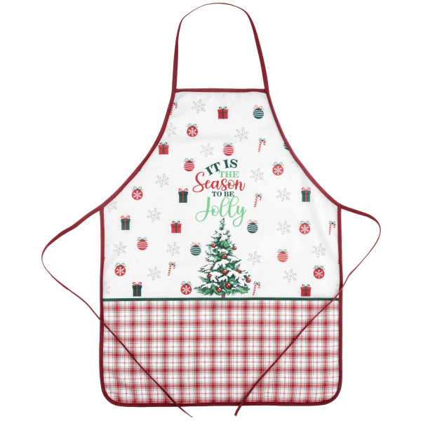 Фартух ARDESTO Christmas Tree 60х80см, 100% поліестер, зелений