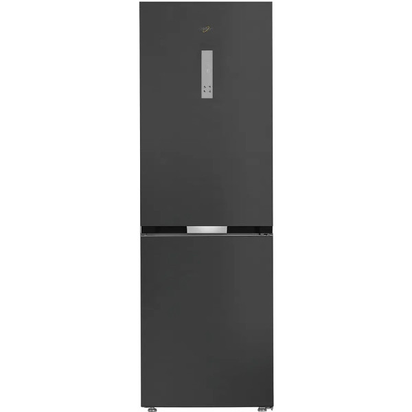 Холодильник Whirlpool з нижн. мороз., 186.5x60х66.3, холод.відд.-210л, мороз.відд.-104л, 2дв., А++, NF, дисплей, інв., зона нульова, сірий