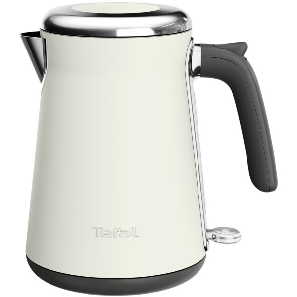 Електрочайник Tefal Collection 1.68л, Strix, нерж. сталь, бежевий