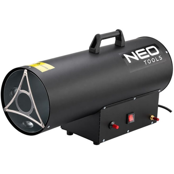 Теплова гармата газова Neo Tools, 50кВт, 300м2, 650м3/год, чорний, 7.5кг