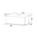 Витяжка GRANADO Palamos 4713-1200 Black glass