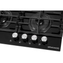Комплект Духова шафа електрична GEO 62-0200 black + Варильна поверхня газова GGH 62-104 black glass