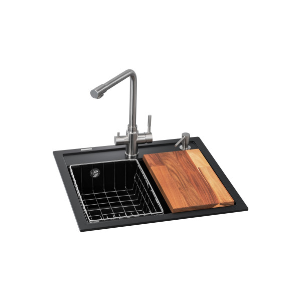Кухонна станція GRANADO Optimal Lerida Black shine