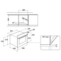 IFW3844HIX духова шафа електрична Indesit з гідро очищенням