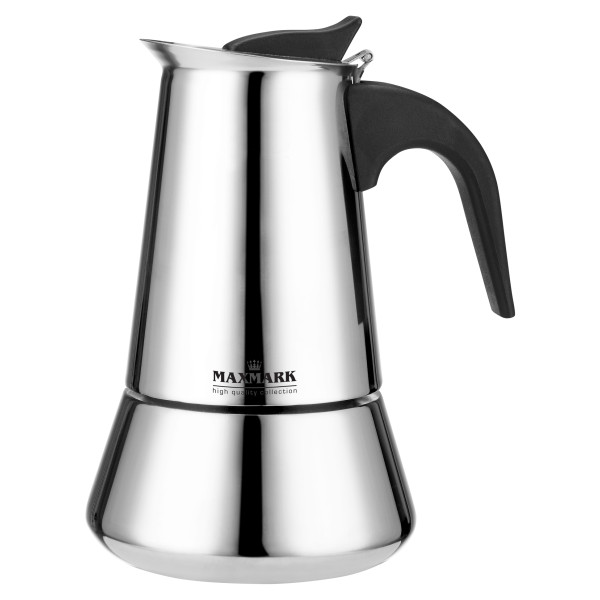 Кавоварка гейзерна 300 мл, на 6 чашок, нержавіюча сталь