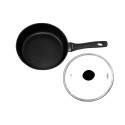 Сковорода глибока з кришкою 26 см з покриттям BLACK Nano Quartz