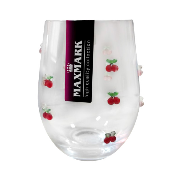 Склянка для соку/води Cherry, 520 мл, 1 шт., прозорий