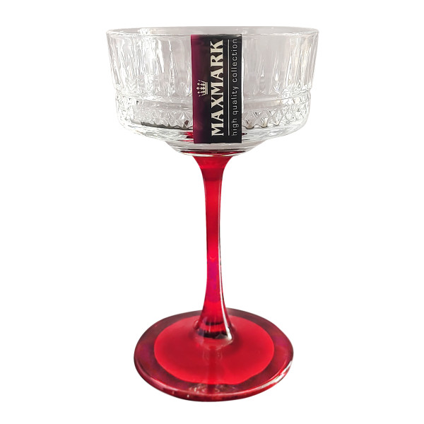 Бокал для шампанського Funny Plump, 290 мл, 1 шт., ніжка сливова