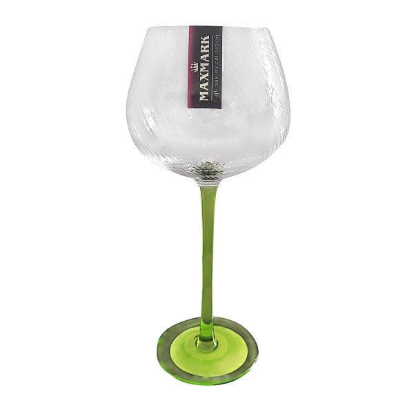 Бокал для коктейлів Funny Plump, 700 мл, 1 шт., ніжка зелена