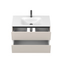 Тумба підвісна NATURA кашемір, ДСП з умивальником JESSEL 900