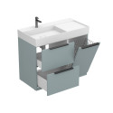 Тумба підлогова ALBA Лагуна з умивальником SOUL 1000