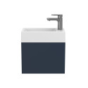 Тумба підвісна MINIMA синя з умивальником FARO