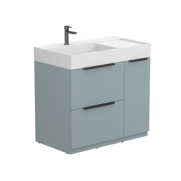 Тумба підлогова ALBA Лагуна з умивальником SOUL 900