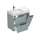Тумба підлогова ALBA Лагуна з умивальником SOUL 900