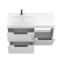 Тумба підлогова ALBA Біла з умивальником VIOLA 1200 L