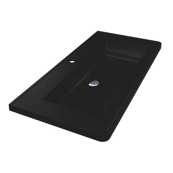 Умивальник TRES MIRASTONE BLACK SHINE