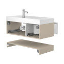 Тумба підвісна DUO Кашемір з умивальником FLY 1000