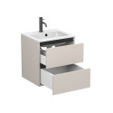 Тумба підвісна NATURA кашемір, ДСП, з умивальником DELLA 500