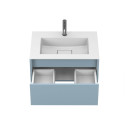 Тумба підвісна UNO блакитна з умивальником ERICA 700