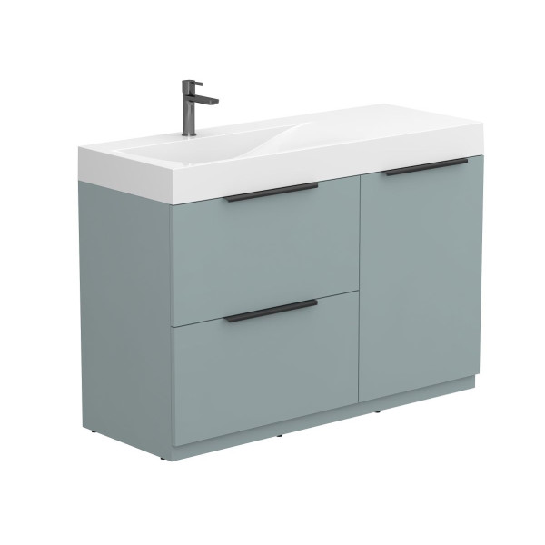 Тумба підлогова ALBA Лагуна з умивальником VIOLA 1200 L