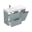 Тумба підлогова ALBA Лагуна з умивальником VIOLA 1200 L