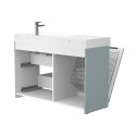 Тумба підлогова ALBA Лагуна з умивальником VIOLA 1200 R